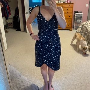 Market & Spruce Annora Faux Wrap Knit Dress